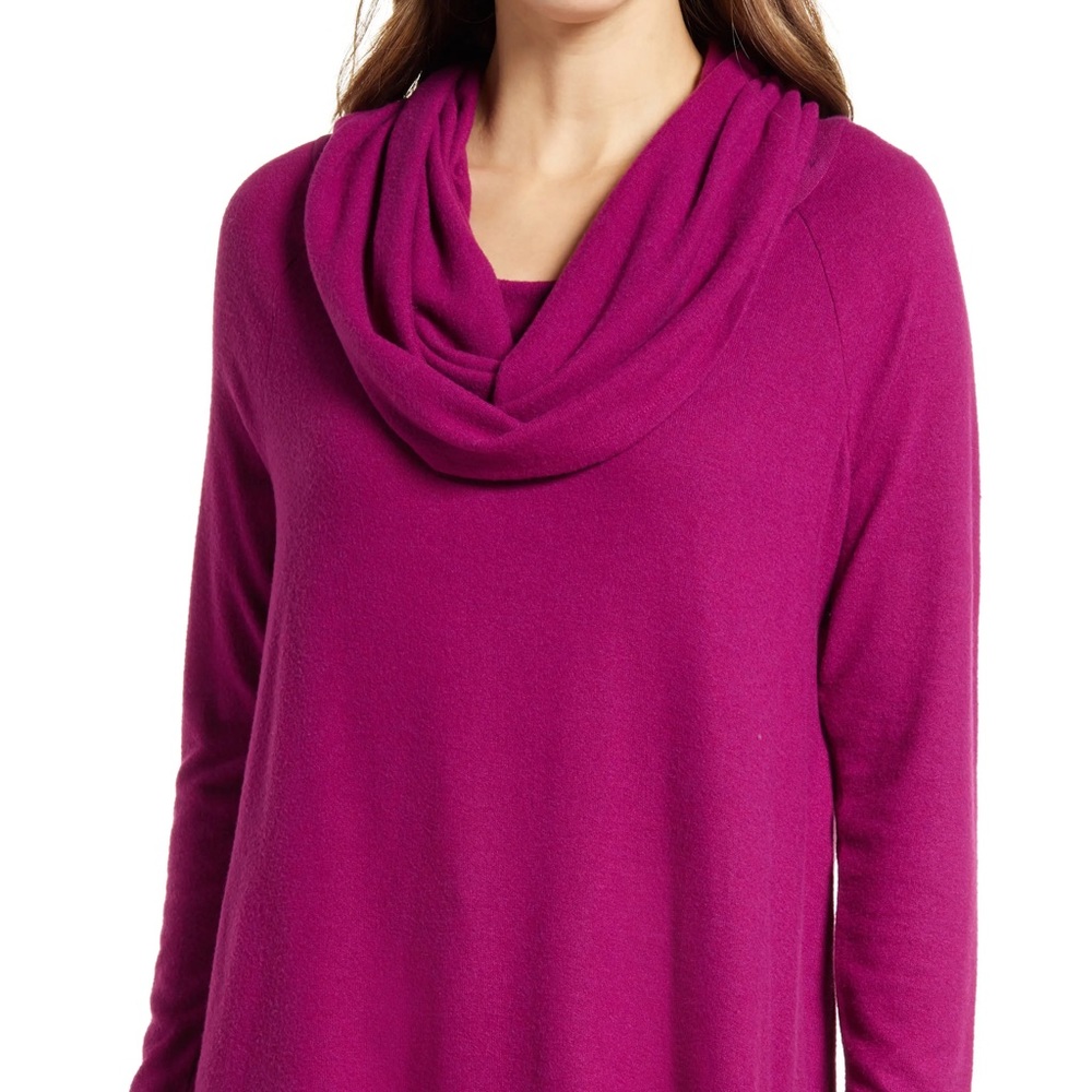 NWOT Gibson Convertible Neckline Tunic Top